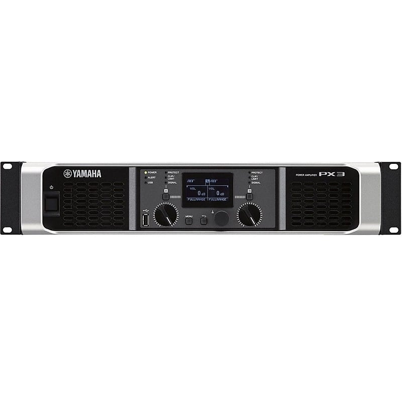 Yamaha PX3 Dual-channel Power Amp, 500 watts x 2 @ 4?, Class-D, Built in DSP, 2RU image 1