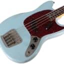 Nash MB-63 Sonic Blue Short Scale Mustang Bass
