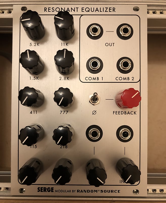 DTM・DAW Random Source Serge Resonant Equalizer Random*Source Serge Resonant Equalizer (16hp black panel