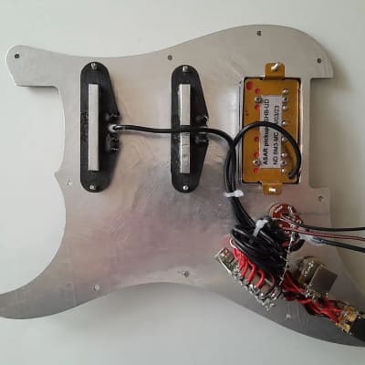 ASAR Boutique Amplification & Pickups HSS NEODYMIUM FULL OPTIONAL METAL / CHROME COVERS 2023 - Chrome / Black image 10