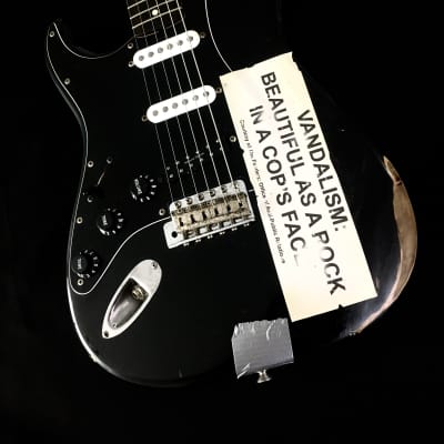 LEFTY! Vintage 1988 Fender Japan Stratocaster MIJ Relic Guitar Nirvana Cobain Strat Fuji-Gen 7.5 lb! image 2
