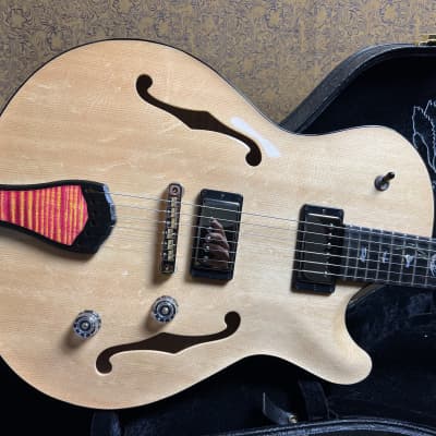 PRS Private Stock Singlecut Archtop 2022 Natural Bearclaw Spruce Top and Raspberry Lemonade Maple Back image 1