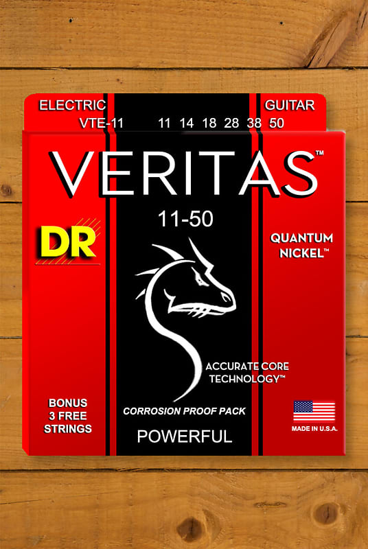 DR VERITAS - Coated Core Technology Electric Guitar Strings