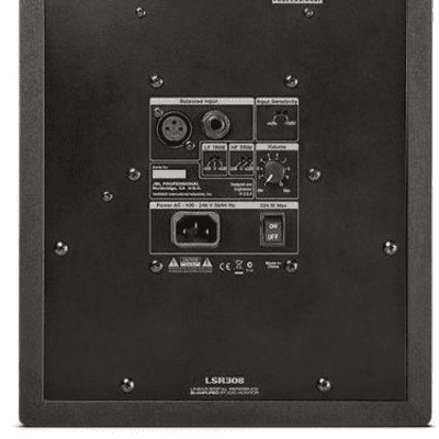 Caixa Monitor de Áudio JBL LSR 308 Studio Biamplificada 8 Bivolt