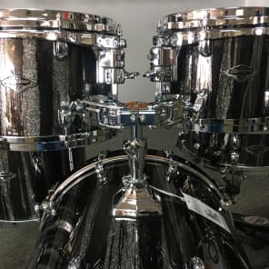 Tama Starclassic Performer B/B Black Clouds  Silver Linings  4 piece shell kit w/ matching snare image 3