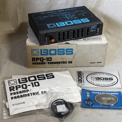 Boss RPQ-10 PREAMP/PARAMETRIC EQ プリンアンプ Boss RPQ-10 - <p>2 Band parametric eq with pre-amp from the