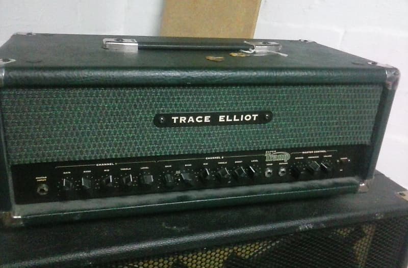 Trace Elliot Super Tramp Solid State Amp Head 80s90s Green Reverb