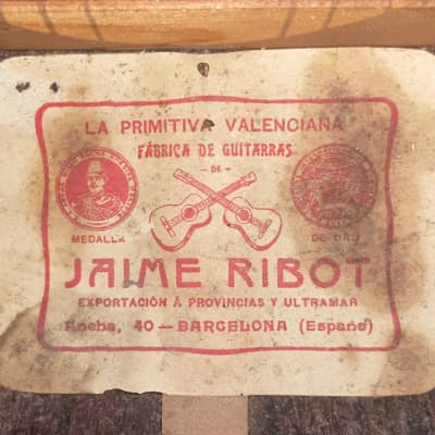 Jaime Ribot ~1898-1905 incredibly nice guitar in the style of Barcelonas high end guitars of Enrique Garcia, Francisco Simplicio + video! image 11