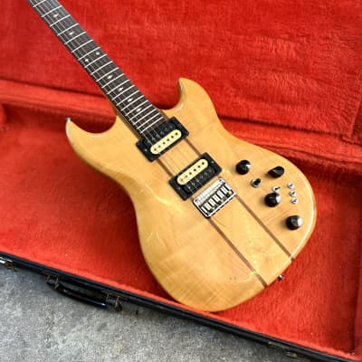 Aria Pro II Tri-sound TS-500 electric guitar c 1980 - Natural original vintage MIJ Japan OX image 2