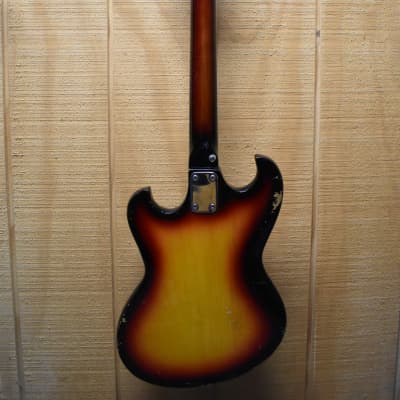 Teisco Global 1960's Electric Guitar Sunburst image 7