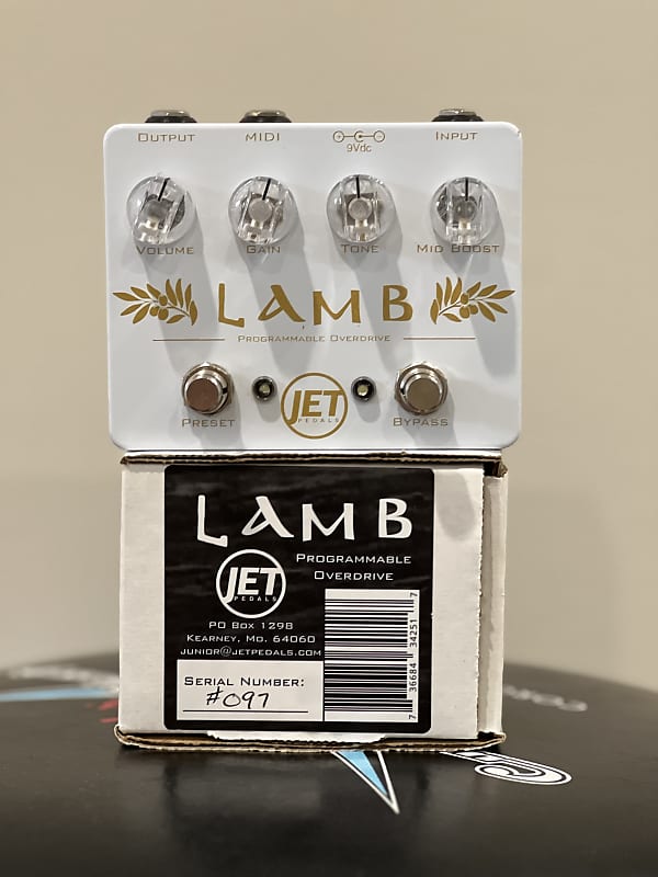 Jet Pedals Lamb Programmable Overdrive Reverb