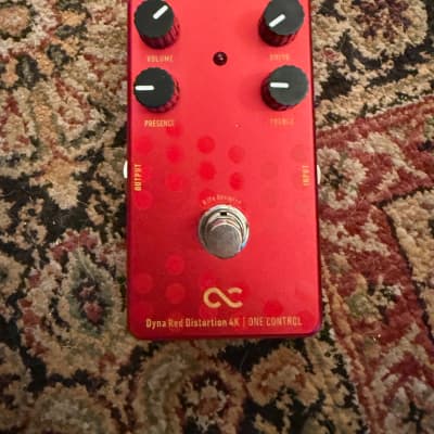 Reverb.com listing, price, conditions, and images for one-control-dyna-red-distortion-4k-pedal