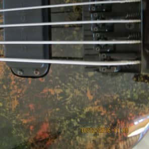 Hamer Chaparral  5 String Bass USA  1992 Iridescent Reverse Headstock W/Original Case image 6