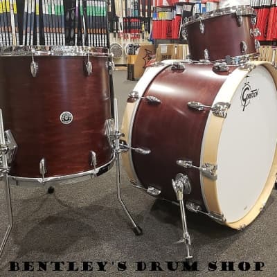 Gretsch 13/16/24 Brooklyn Drum Kit Set in Satin Walnut image 3