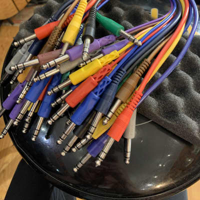 Lot of Hosa Technology & AVLink High Performance Stereo Patch Cord Lot-Multicolored image 5