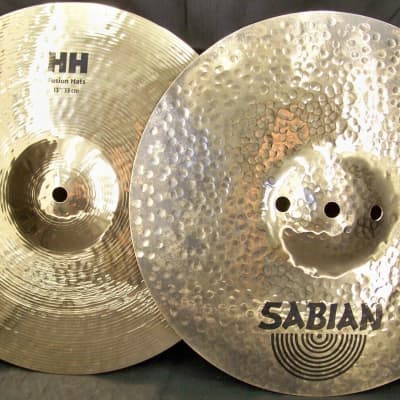 Sabian HH 13” Fusion Hi Hat Cymbals/Brilliant Finish/Model # 11350/Brand New image 6