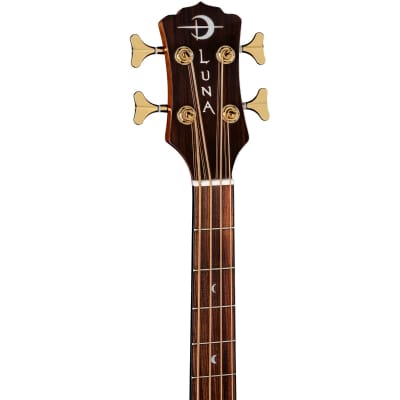 Luna Vista Bear Tropical Wood Acoustic-Electric Bass image 7