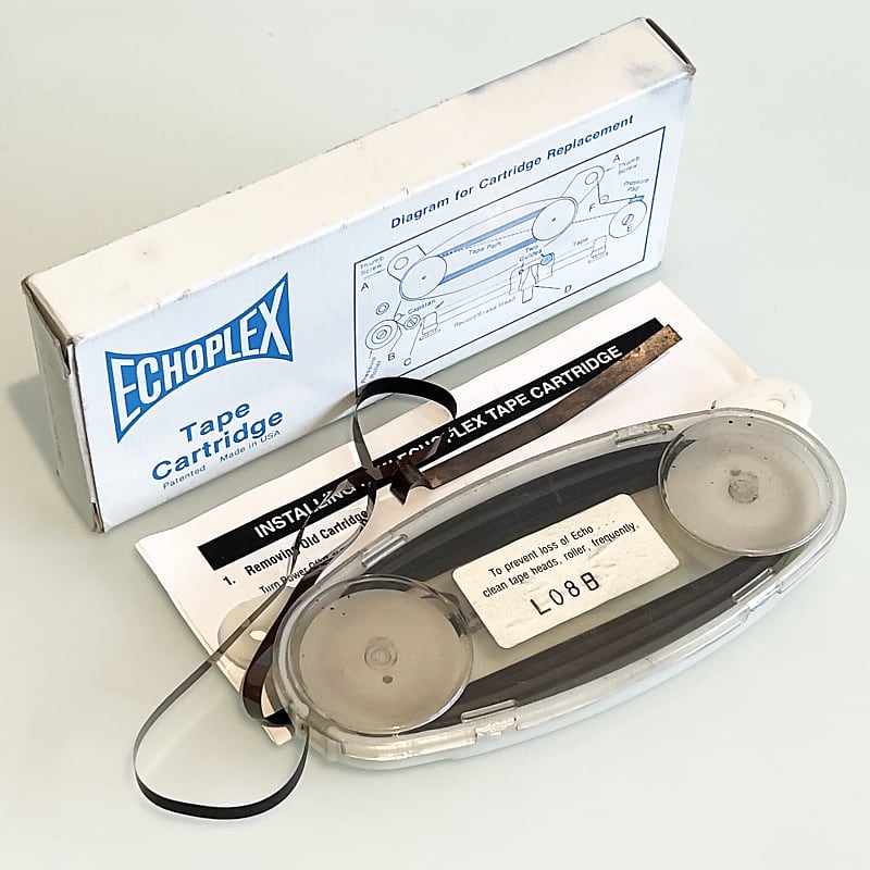 1990s Dunlop Echoplex Replacement Tape Cartridge in Box with Reverb