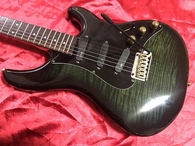 YAMAHA SESSION II 903P Green Japan Vintage 1987 Electric Guitar