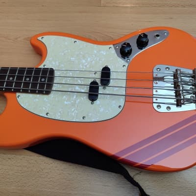 Fender Squier FSR Classic Vibe '60s Competition Mustang Bass Capri Orange image 2