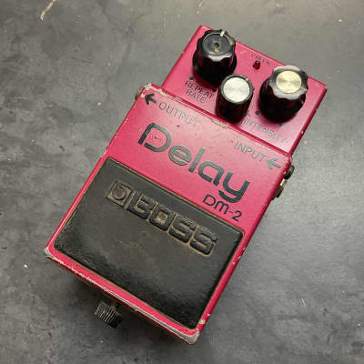 ギター BOSS DM-2 (1982) Delay BOSS DM-2 Analog Delay 1982 Vintage Guitar Pedal Made In