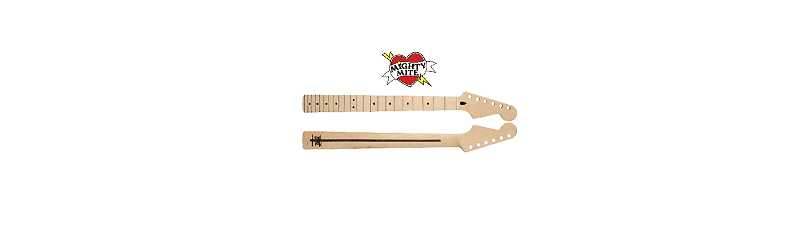 New Fender® Lic. Mighty Mite® Stratocaster® Strat® style Maple 9.5" radius finished neck image 1