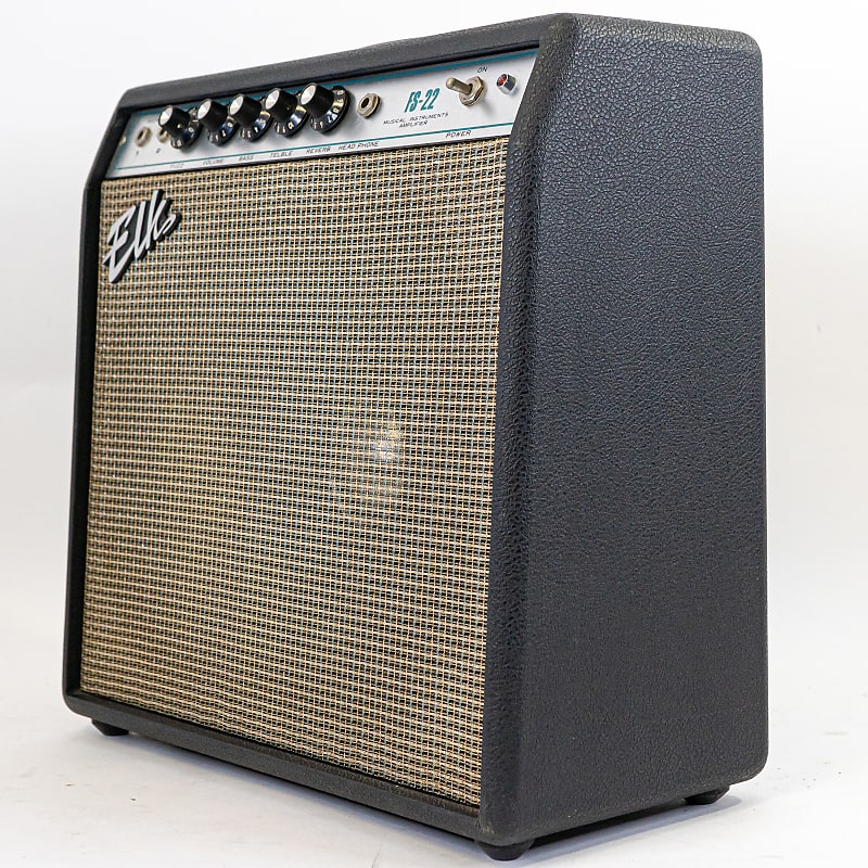 Elk FS-22 Silverface Princeton Style Guitar Amp w/ 22 watts, 12” Speaker -  Iconic Vintage Inspired Looks