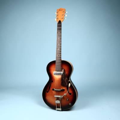 1966 Framus 5/51E Sunburst Hollowbody Archtop Electric Guitar image 2