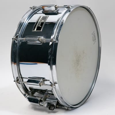 Мими Музика - Pearl FTMMH1465/323, 14”x6.5” Maple/Mahogany Free Floating  Snare Drum, W/SR-160F, Satin Amber Mahogany