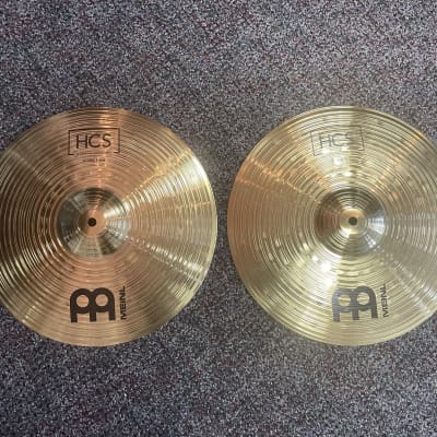 Meinl 14" HCS Hi-Hat Cymbals (Pair) 2007 - Present - Brilliant image 1