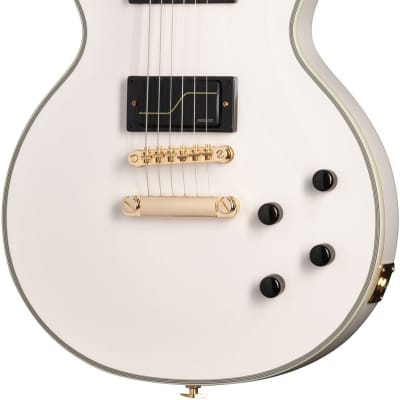 Epiphone Matt Heafy Les Paul Custom Origins Electric Guitar (with Case), Bone White image 2
