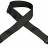 Levy's Standard 2" Black Woven Adjustable Poly Acoustic or Electric Guitar Strap