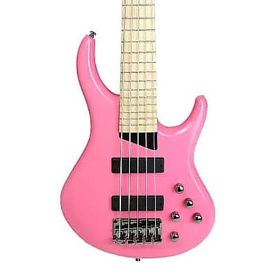 MTD Kingston Z5 5-String Bass - Pink w/ Maple FB image 1
