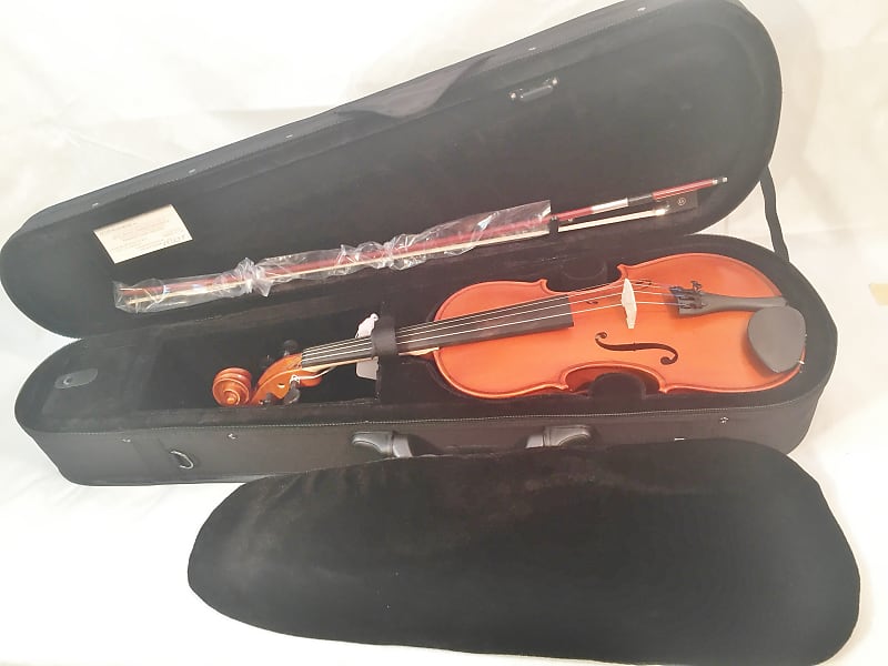 Grottano 4/4 Size (14") Advanced Violin-Made in Romania w/Case, Wood Bow, Setup! image 1