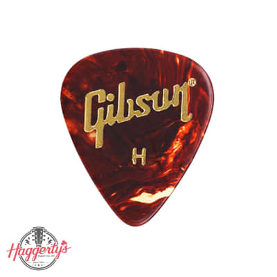 Gibson Tortoise Shell Guitar Picks 12-Pack Heavy for sale