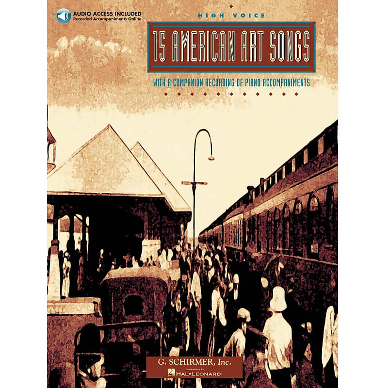 15 American Art Songs with 8 Companion Recordings of Piano Accompaniments - High Voice (w/ CD) image 1