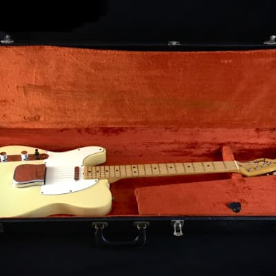 LEFTY! Vintage Early 1973 Original Fender USA Telecaster Ash Body Blonde Relic 1 Piece Maple Neck 7.6 lb HSC image 7