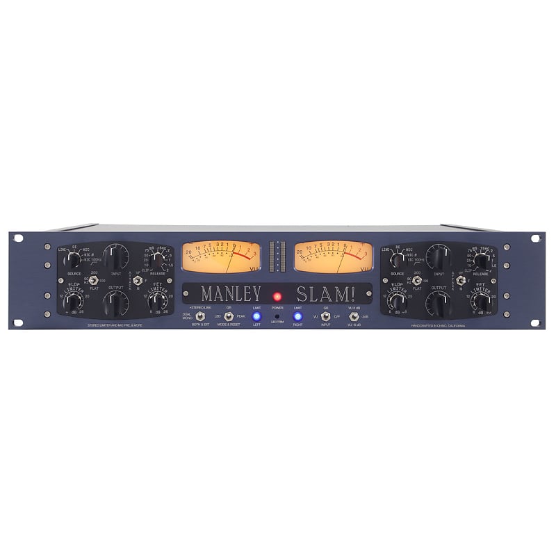 配信機器・PA機器・レコーディング機器 Manley SLAM! Stereo Limiter & Mic Pre Manley SLAM!® Stereo Limiter and Mic Preamp — Manley
