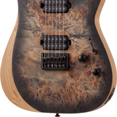 Schecter Reaper 6 Charcoal Burst SCB 1500 Electric Guitar image 1