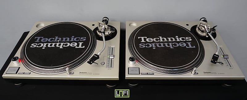 Technics SL-1200 MK3D Professional DJ Turntable Pair - Silver