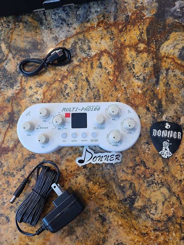 Donner Multipad100 reverb, amp, cab, mod, delay, tuner / Reverb