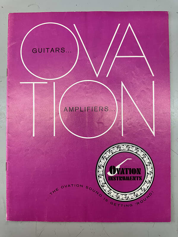 Ovation Catalog 1969 Typhoon Thunderhead Tornado Hurricane II Reverb