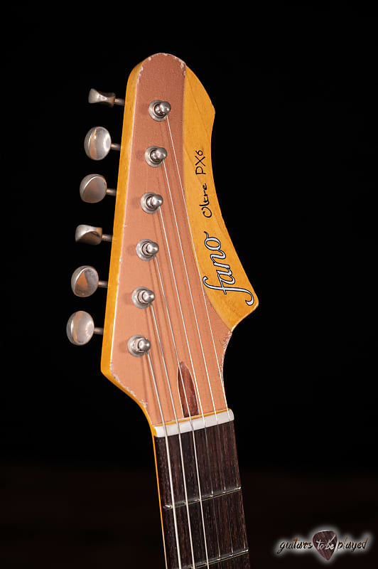 Fano PX6 Oltre Lollar Firebird Guitar w/ Gigbag - Copper