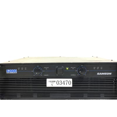 Samson S2000 Watts Powered Amplifier 2 Channels | Reverb