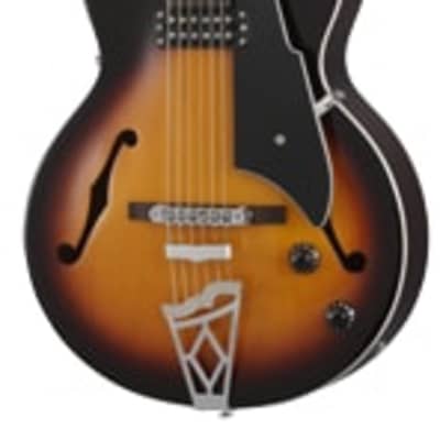 VOX E-Gitarre, halbakustisch, Modeling, Giulietta, Sunburst image 4