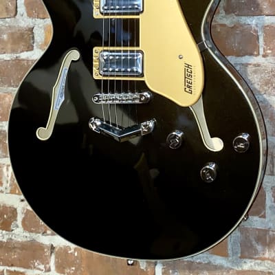 Gretsch G5622 Electromatic Center Block Double Cutaway with V-Stoptail 2021 Black Gold image 1