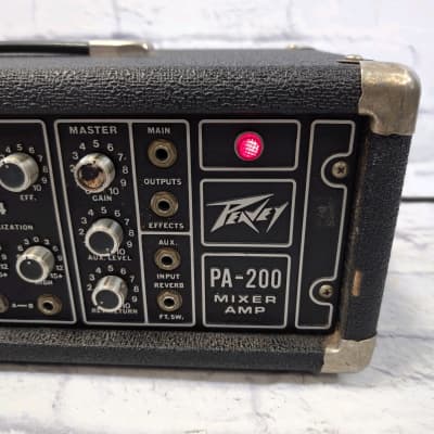 Peavey PA-200 Mixer Amp 4 Channel Powered Mixer PA Head image 2