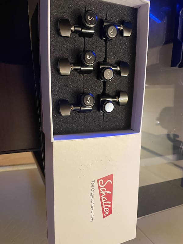 Schaller Black 2pin (fits Fender) Locking tuners Reverb