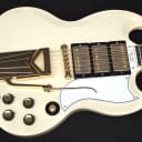 Gibson Custom Shop 60th Anniversary 1961 Les Paul SG Custom  With Sideways Vibrola VOS 2021 Polaris White