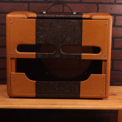 Two Tone Tweed Narrow panel 5e3 /Western Tolex/Black piping and handle image 4